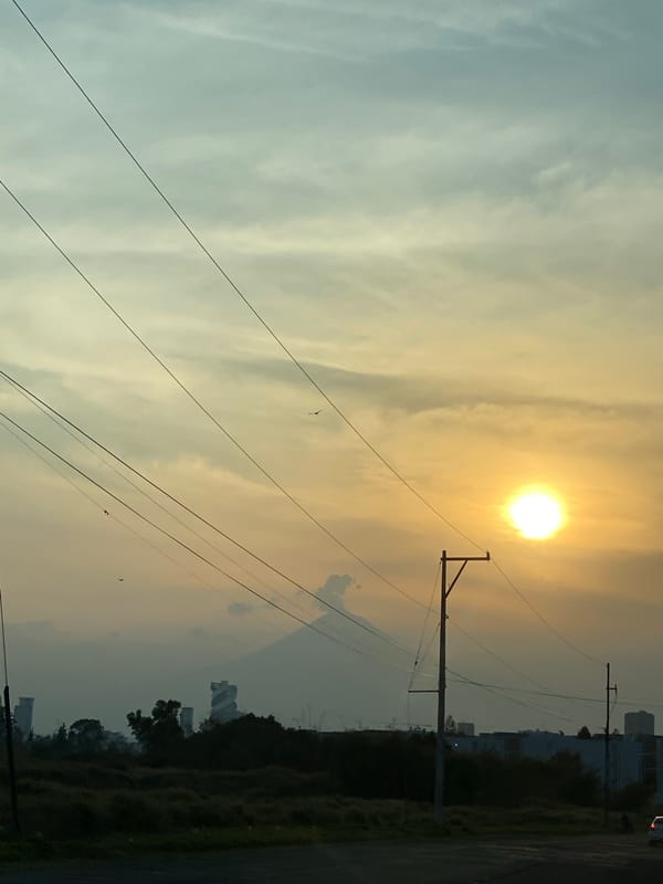 Cloudy skies with utility lines captured by witness