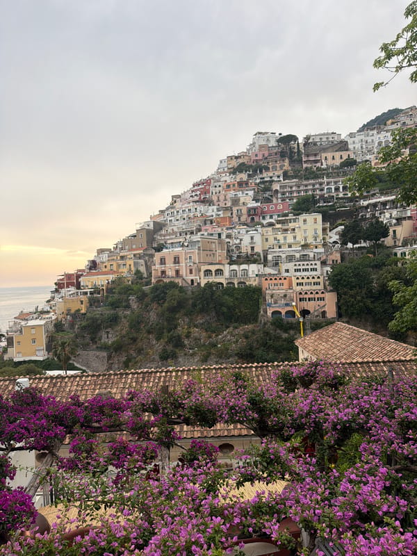 Witness captures view of Positano's colorful hillside architecture