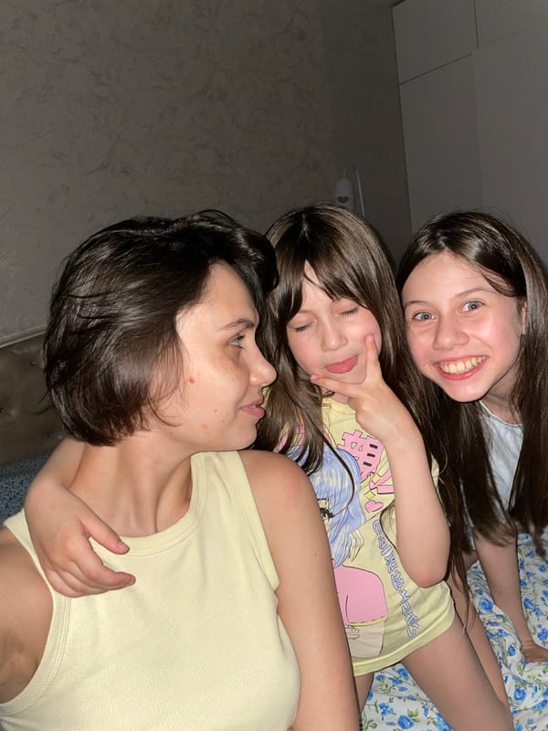 Family moments and meal documented in Izhevsk home
