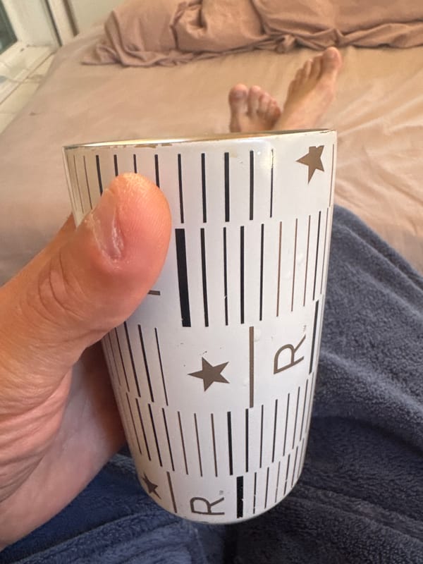 Morning domestic moments captured in Nice apartment