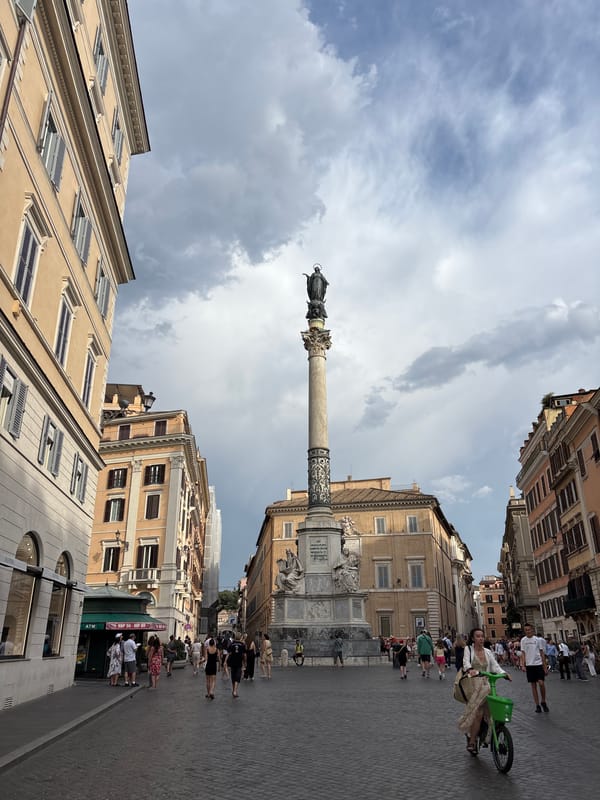 Afternoon wandering Rome's Spanish Steps neighborhood