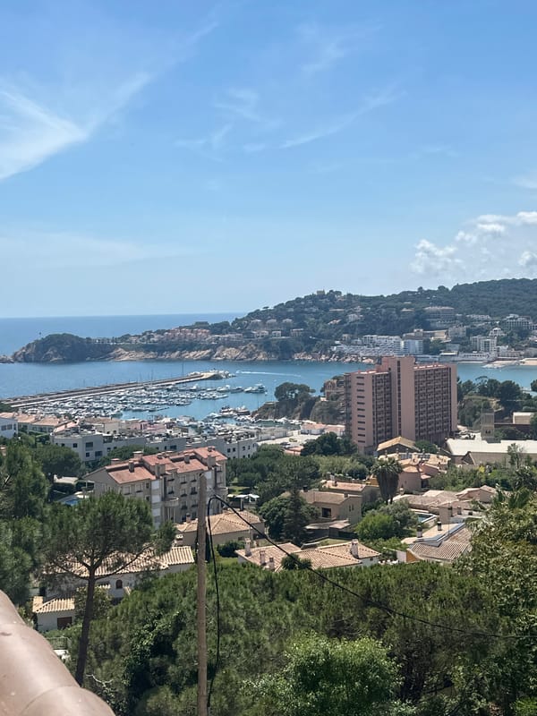 Coastal views captured in Sant Feliu de Guíxols, Spain