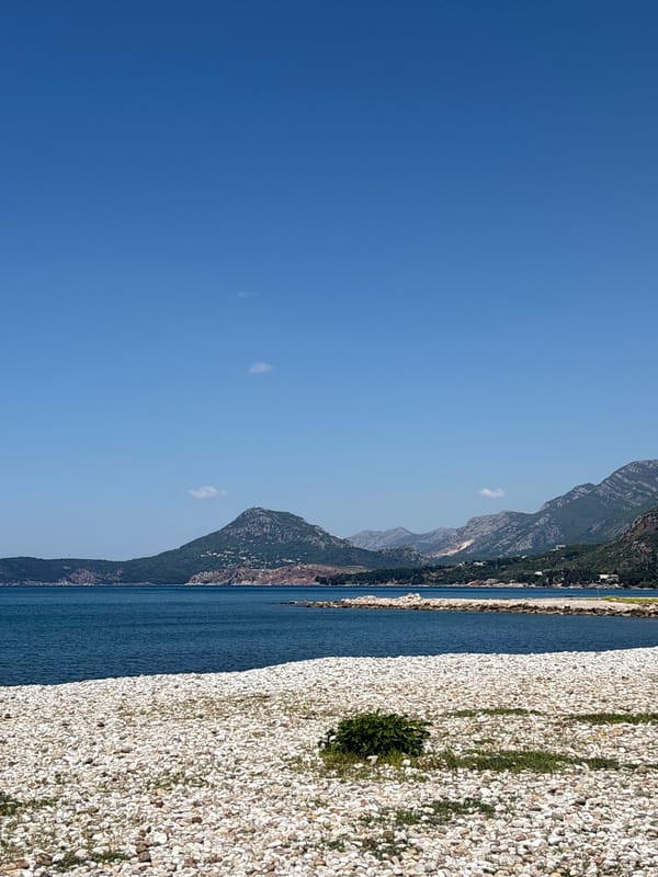 Spring morning scenes documented along Montenegro's Bar coastline