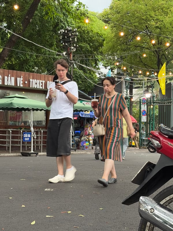 Morning visit to Saigon Zoo and coffee shops documented