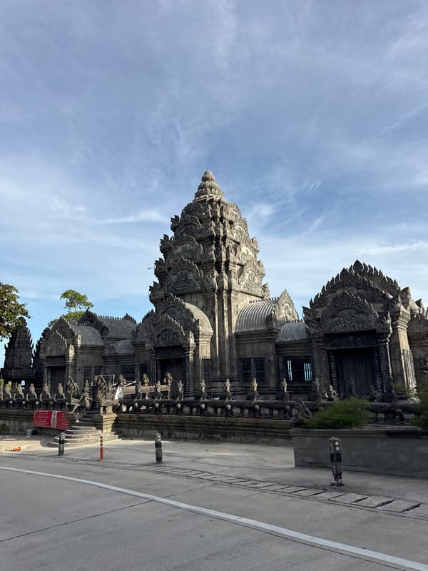 Monkeys and temple sightings during Ban Tai Subdistrict drive