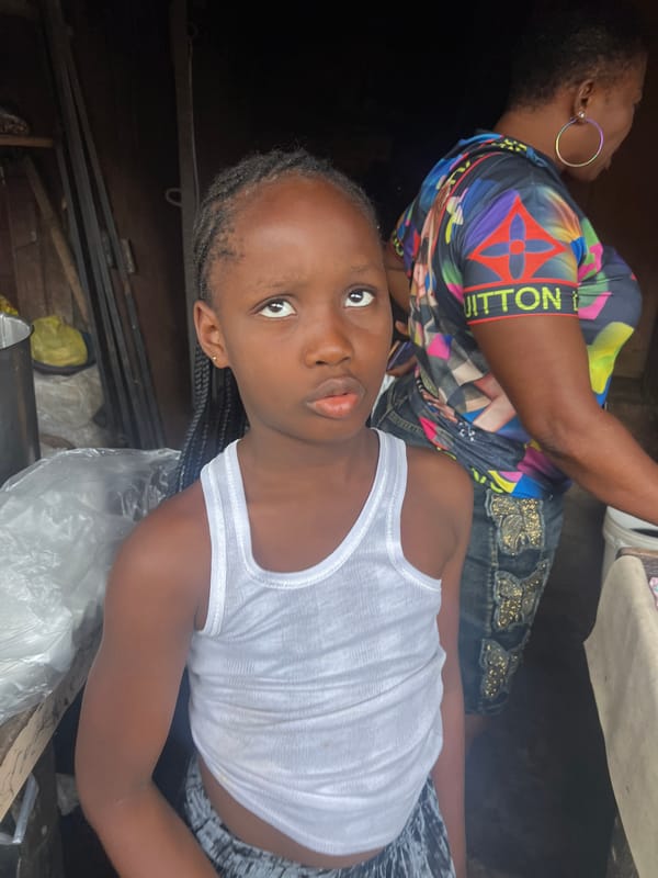 Morning market activity documented in Nkpor, Nigeria