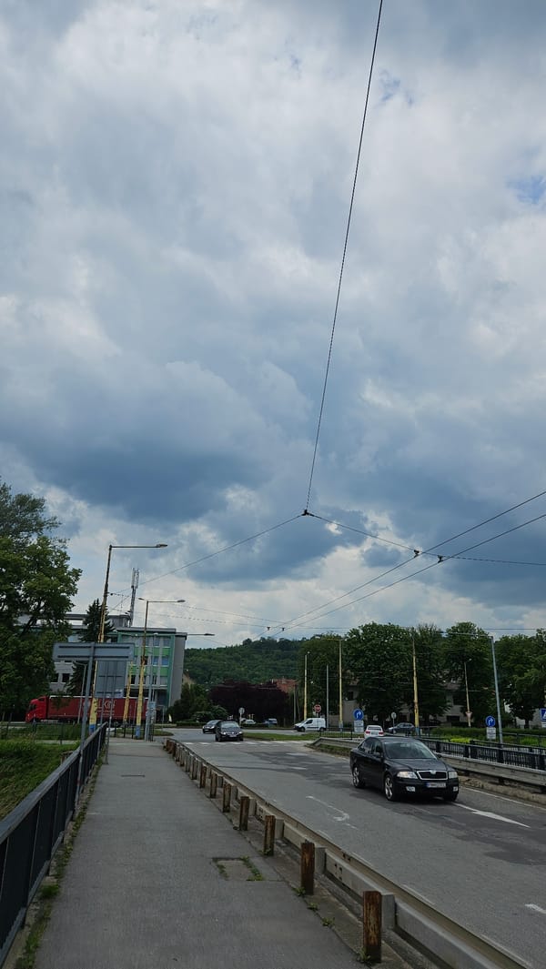 Morning street activity documented across Prešov, Slovakia