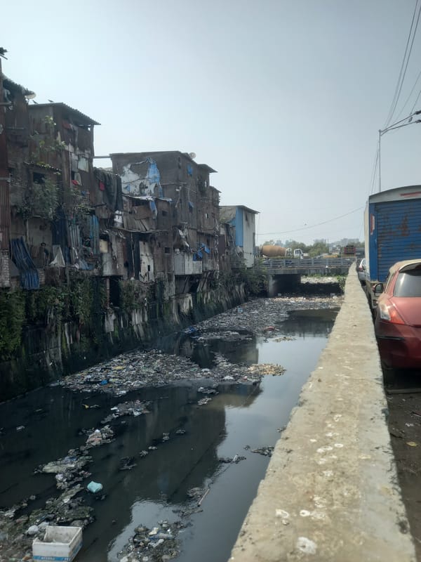 Witnesses document polluted waterways, informal settlements in Mumbai