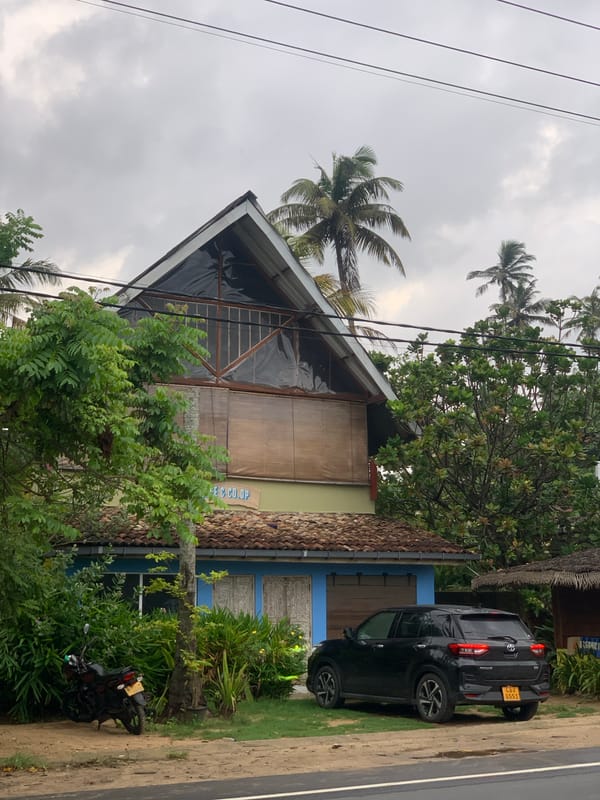 Coastal flooding documented in Ahangama, Sri Lanka beach areas
