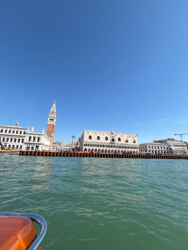 Venice waterfront documented from multiple angles during morning hours