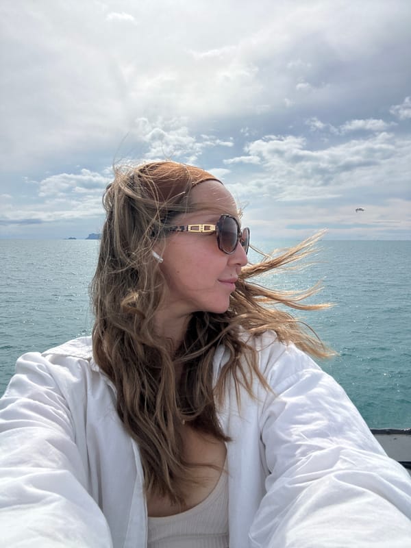 Selfie on the water in Ko Samui, Thailand