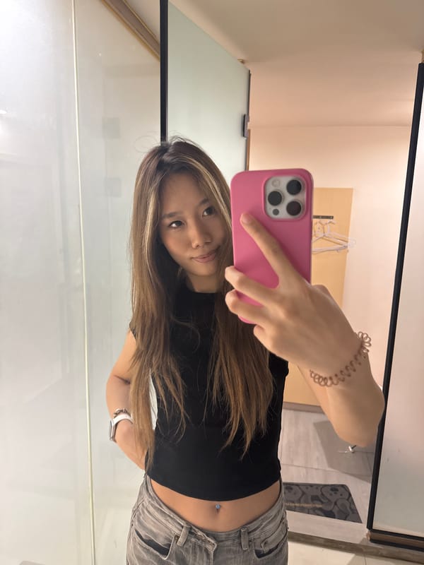Woman takes mirror selfies in Yuzhong District bathroom