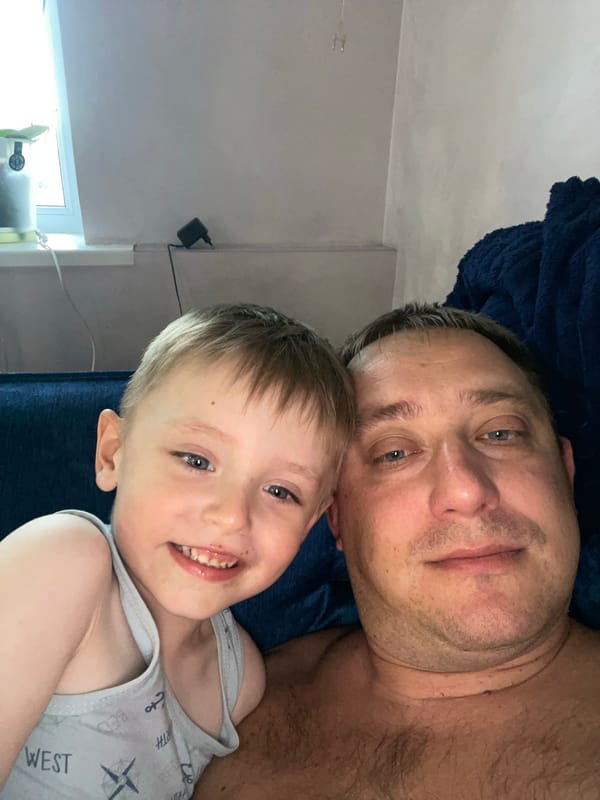 Quiet afternoon at home in Saratov, Russia