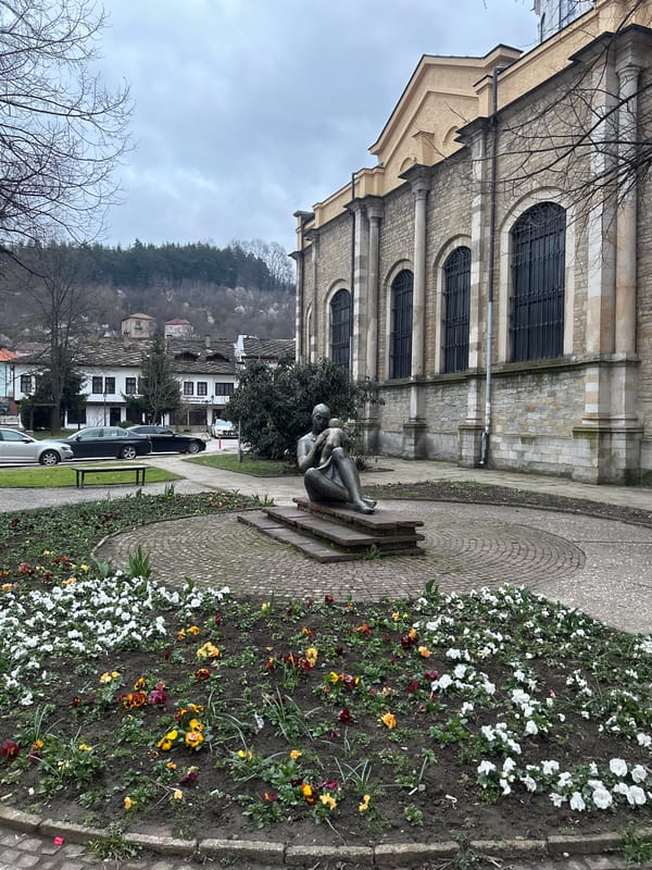 Street scenes and car journey documented in Gabrovo Bulgaria
