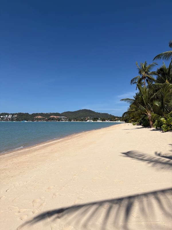 Lazy morning on a Ko Samui beach
