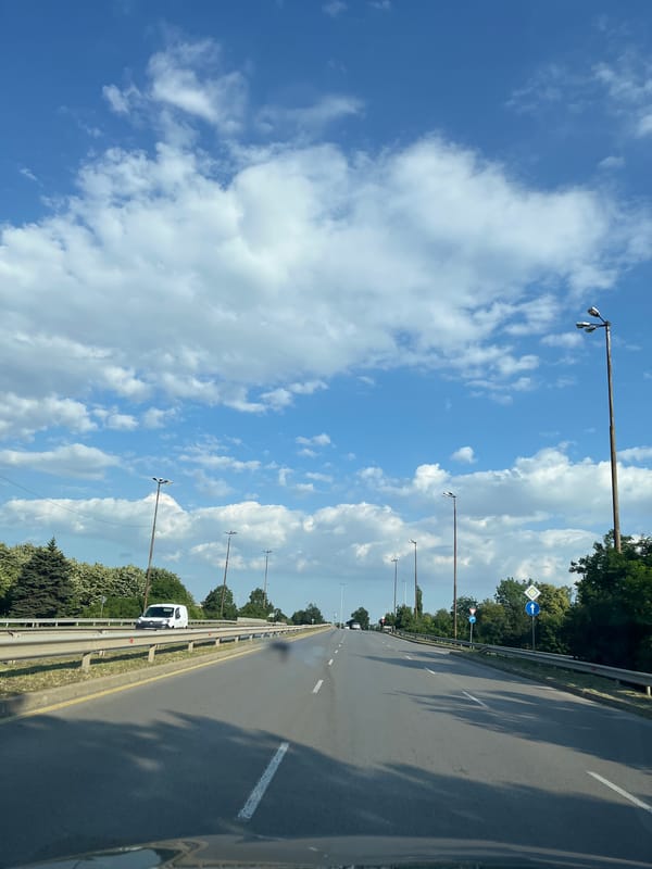 Morning drive through central Sofia, passing key landmarks