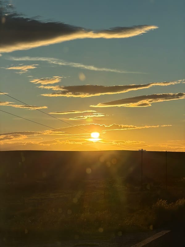 Sunset documented in Cape Agulhas, South Africa