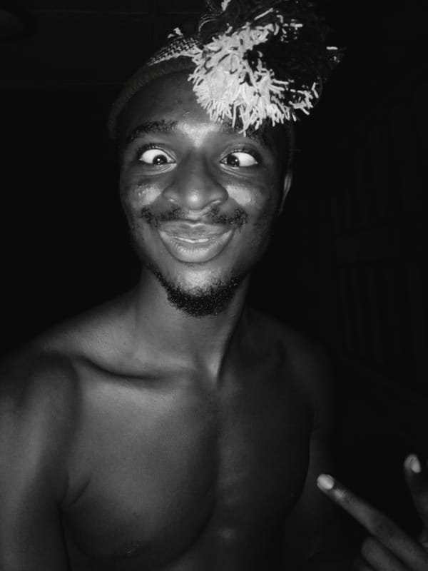 Portrait photography session captured in Onitsha, Nigeria early morning