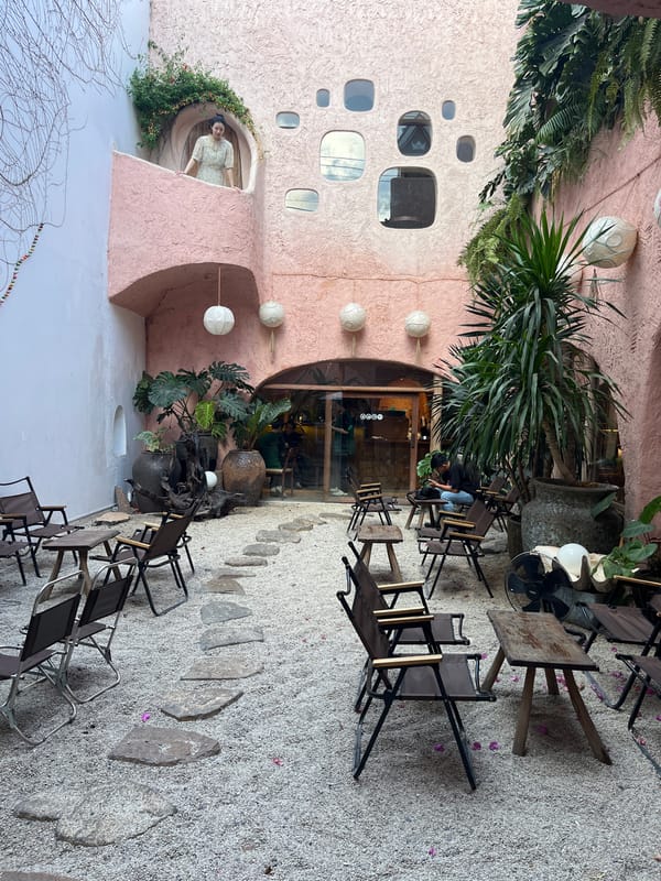 Artistic installations and decorative elements documented at unknown venue