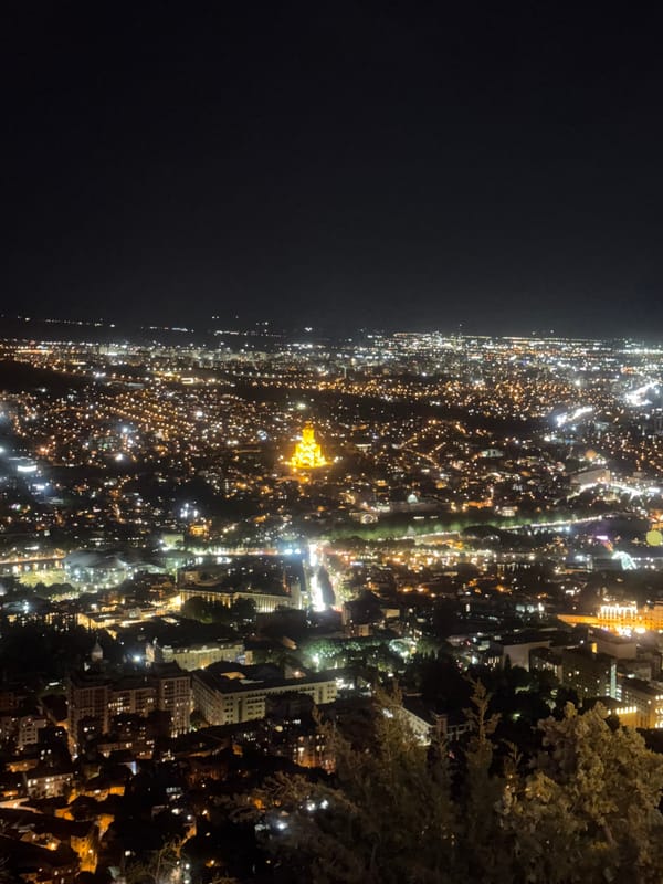 Evening city tour and dining in Tbilisi, Georgia