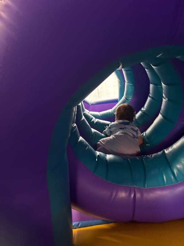 Children enjoy colorful indoor playground in Izhevsk, Russia