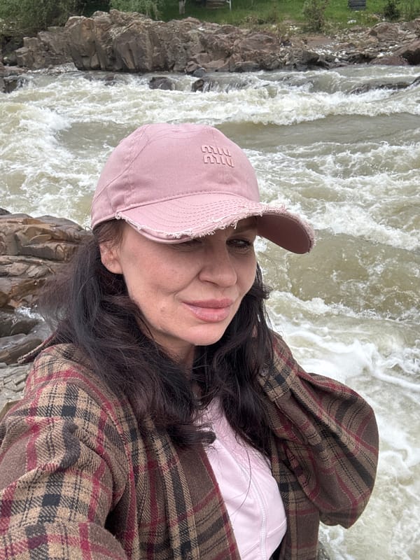 Rushing river with turbulent waters documented in Каменномостский, Russia
