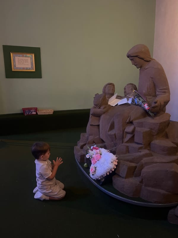 Icon exhibition and family visit at Liverpool Metropolitan Cathedral
