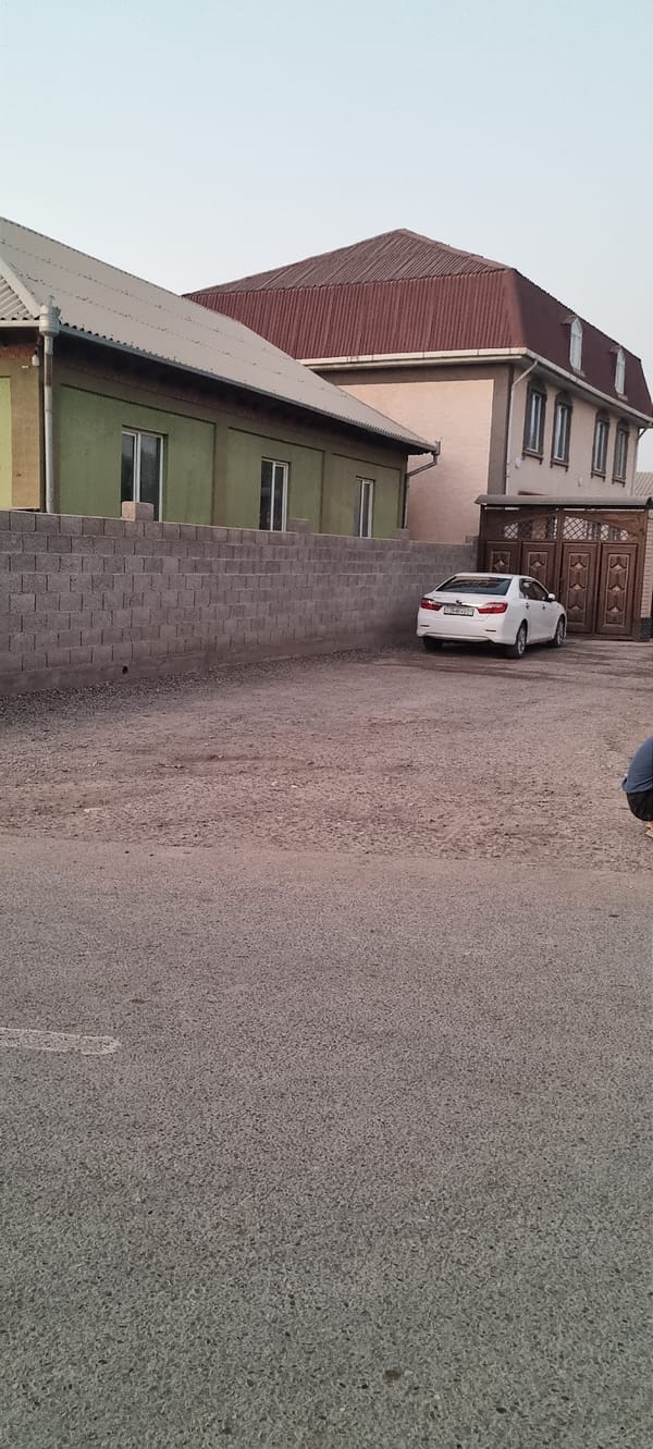 Street-level views of Khovaskor, Tajikistan at dusk