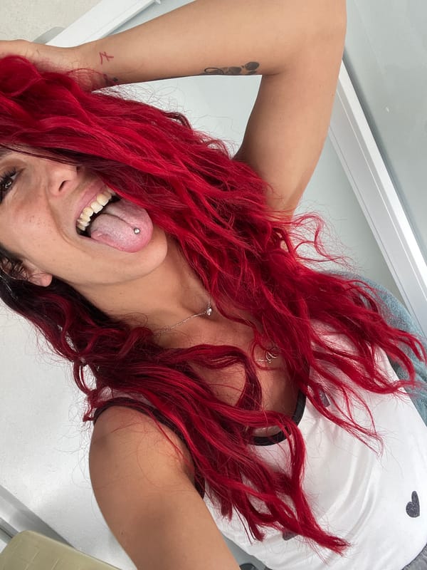 Red-haired visitor documented exploring Greek coastal town of Nea Vrasna