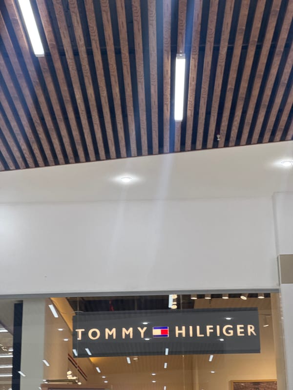 Fashion and beauty retail strip in Kokshetau, Kazakhstan