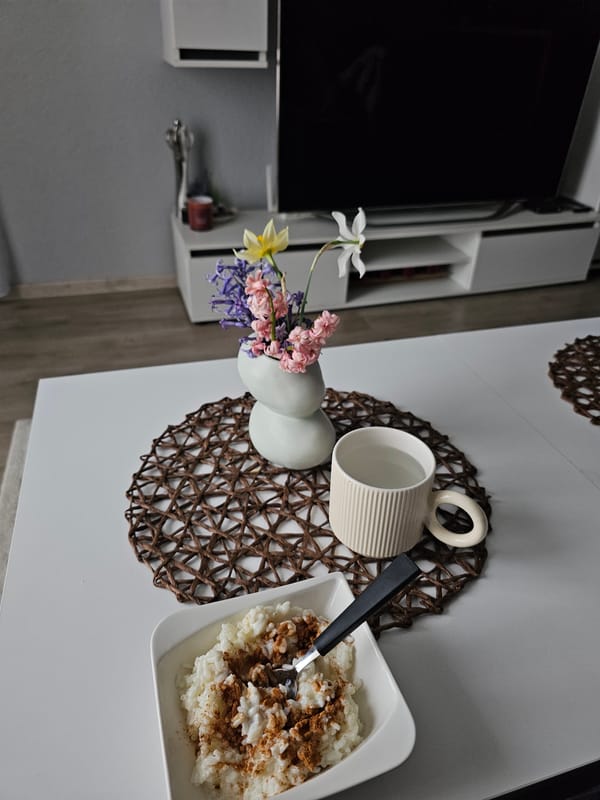 Spring flower arrangement captured in Plovdiv home setting