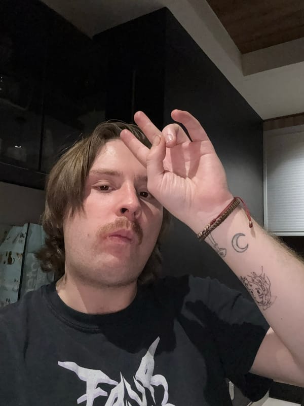 Person makes peace sign gesture in Huixquilucan, Mexico