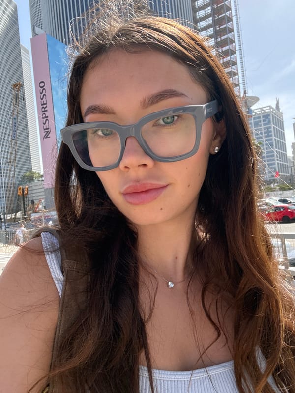 Woman in white top spotted outdoors in Tel Aviv