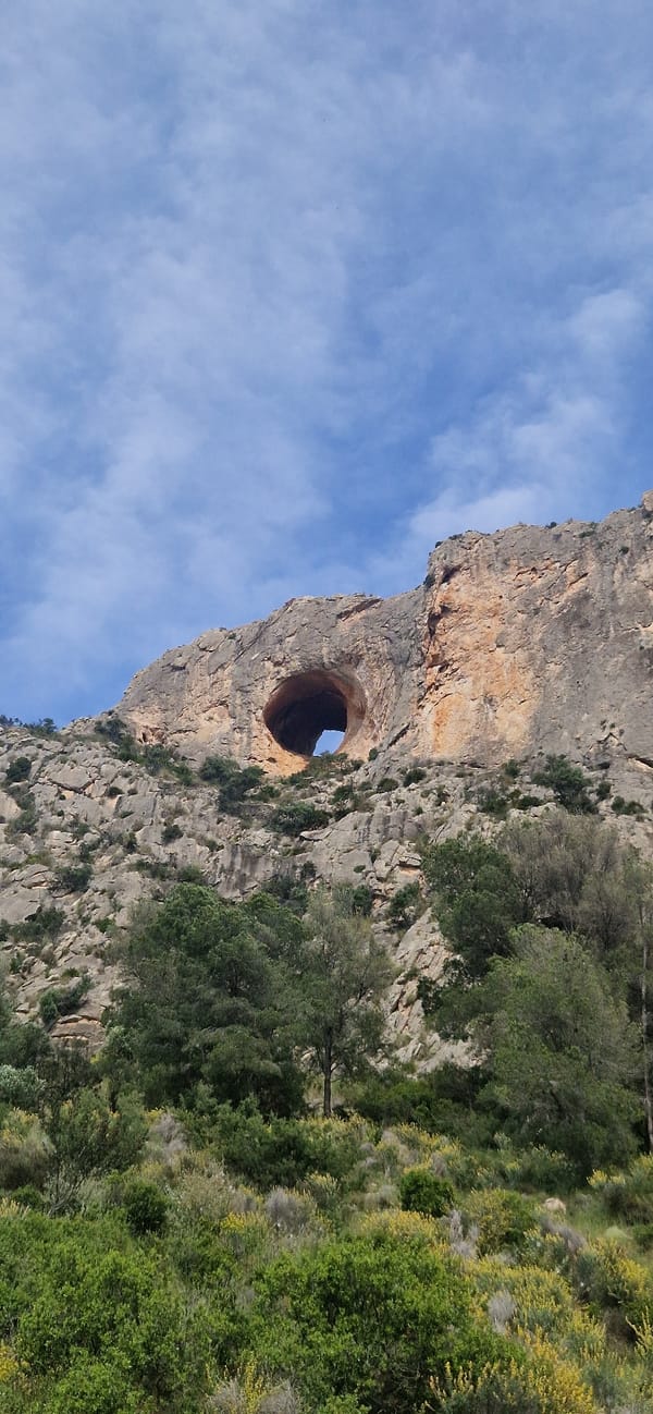 Natural rock formations documented at Cabeço d'Or mountain, Busot