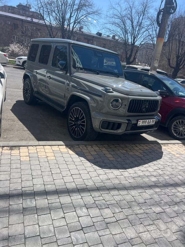 Mercedes G-Class spotted parked on Yerevan street