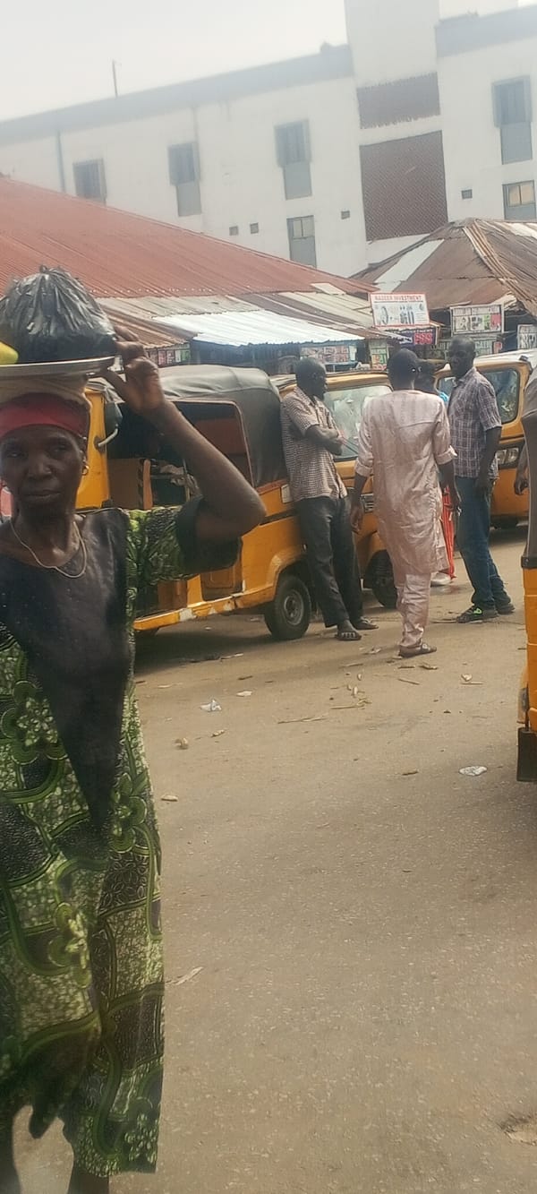 Daily life unfolds in Nigerian streets and markets