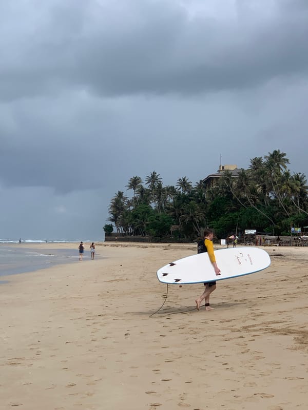Early morning beach life documented across Sri Lankan coastal towns