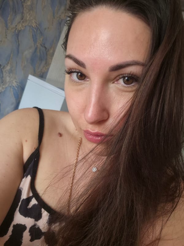 Woman and orange cat captured in morning videos