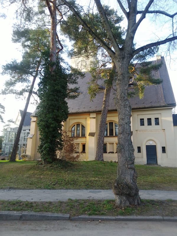 Church building with arched windows documented in Berlin