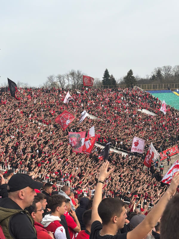 Soccer Match Draws Thousands to Sofia Stadium
