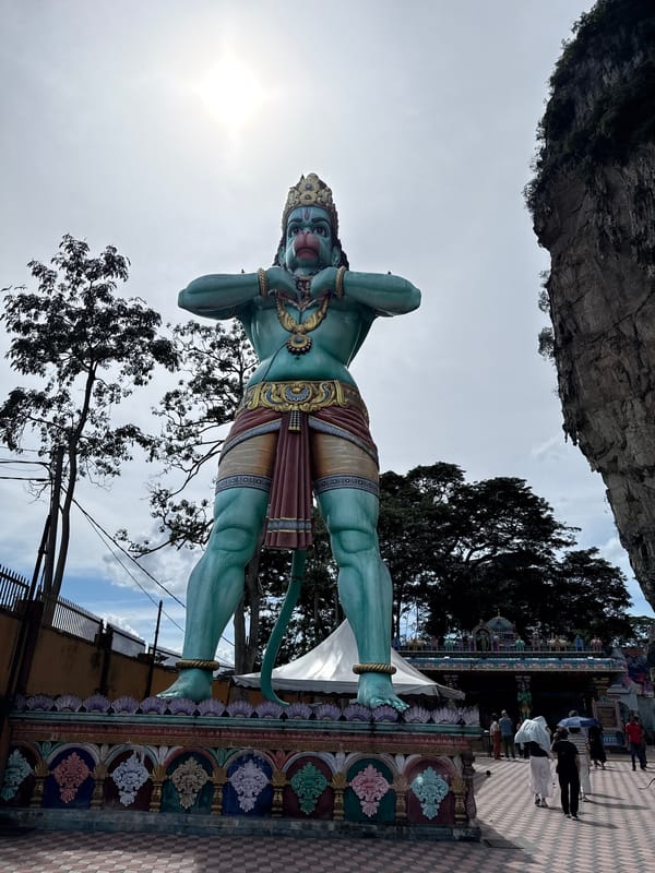 Morning visit to Batu Caves temple complex in Malaysia