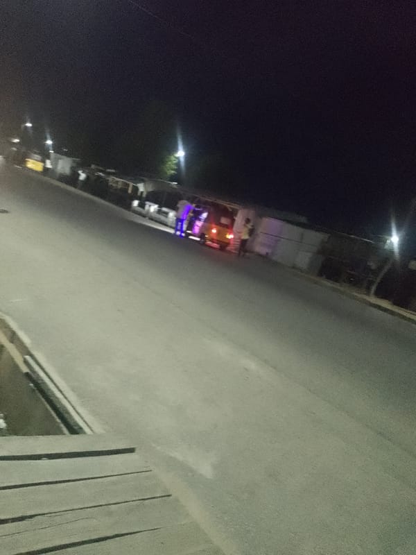 Nighttime documentation of streets and interiors in Jalingo, Nigeria