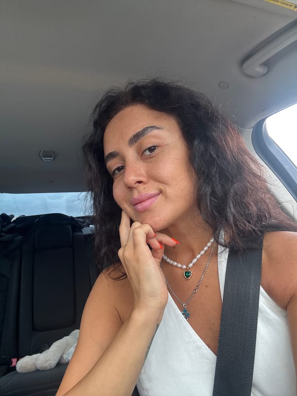 Selfie session in a parked car, Tbilisi