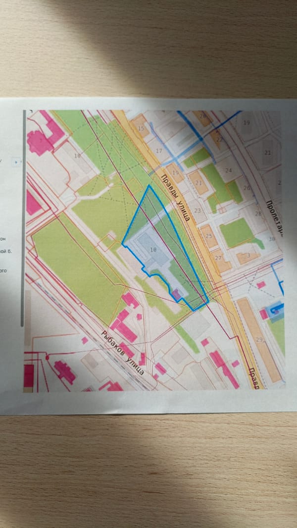 Street map of Sevastopol area captured by witness