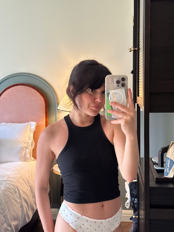 Woman documents Berlin day through multiple selfies, locations