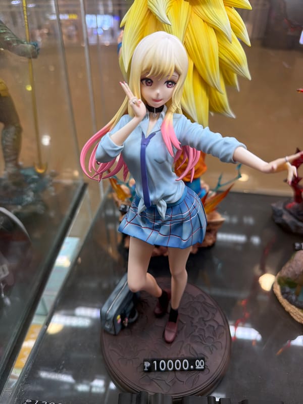 Anime and superhero figurine collection on display in Davao City