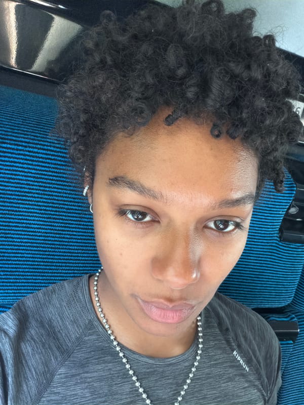 Person takes selfie in athletic wear in Lormont