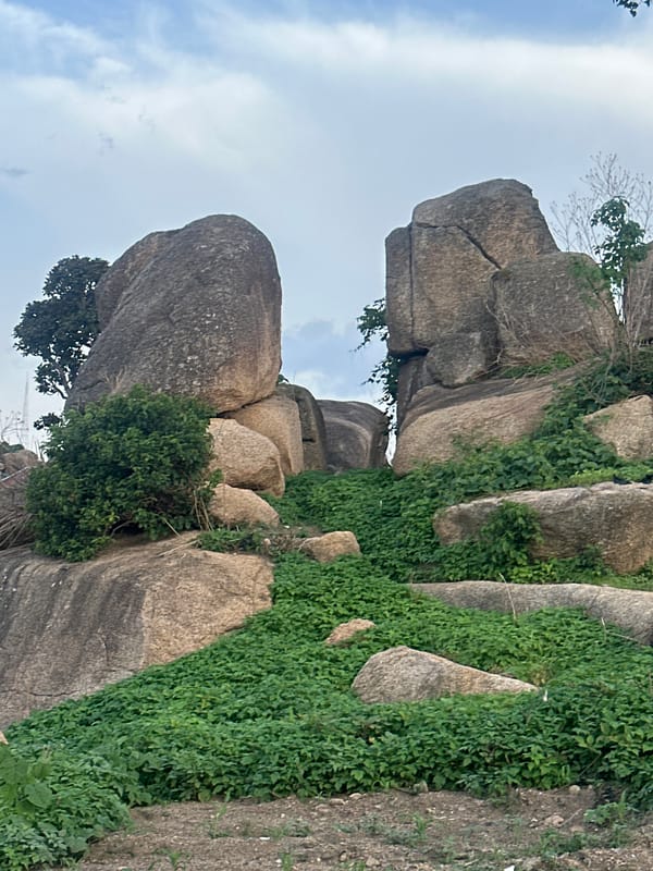 Jos, Nigeria's granite boulder terrain and rocky settlements up close