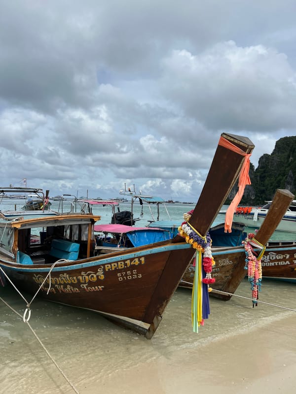 Morning beach activities captured at Ao Nang tourist destination
