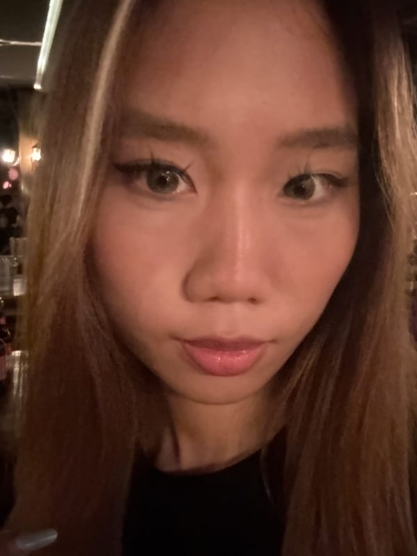 Selfies and pool at a Liangjiang bar, late June night